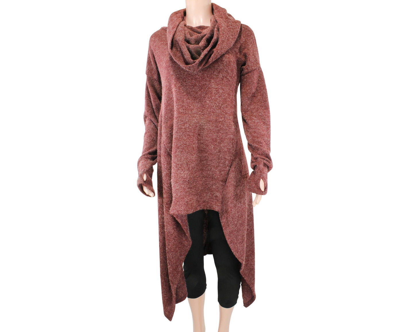 Boho Winter Jacket // Hoodie Shawl Jacket with Hand Warmers // Hippie Cardigan // Fall Jacket //Pullover Hoodie Cloak//Winter hoodie jacket/