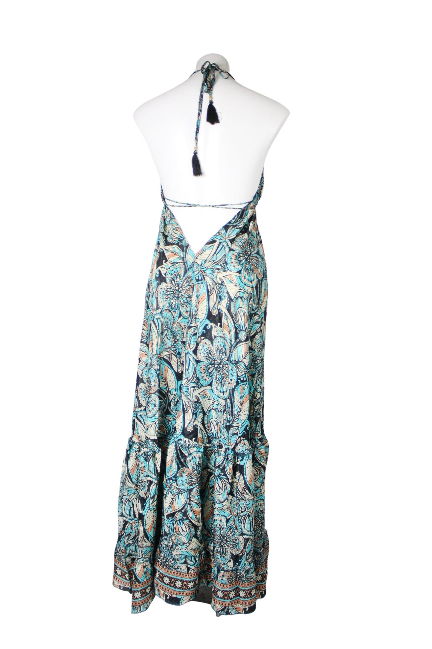 Maxi Ruffle Dress Hippie festival comfy dress, Bohemian maxi dress,Silk boho dress,Evening Dress,Beach Cover Up,Gypsy Clothing, Boho Dress
