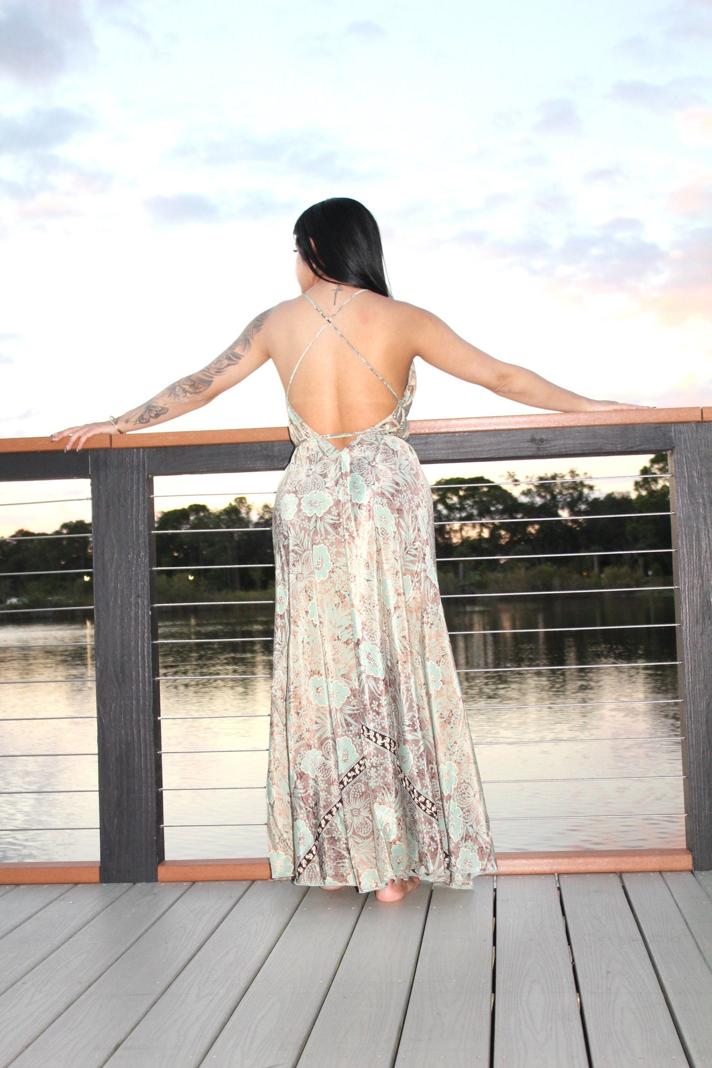 Boho Dress,Casual Bohemian Halter dress,Beach Summer Dress,Goddess dress, Evening Dress,Maxi Bohemian Dress, Festival Dress,Beach cover up