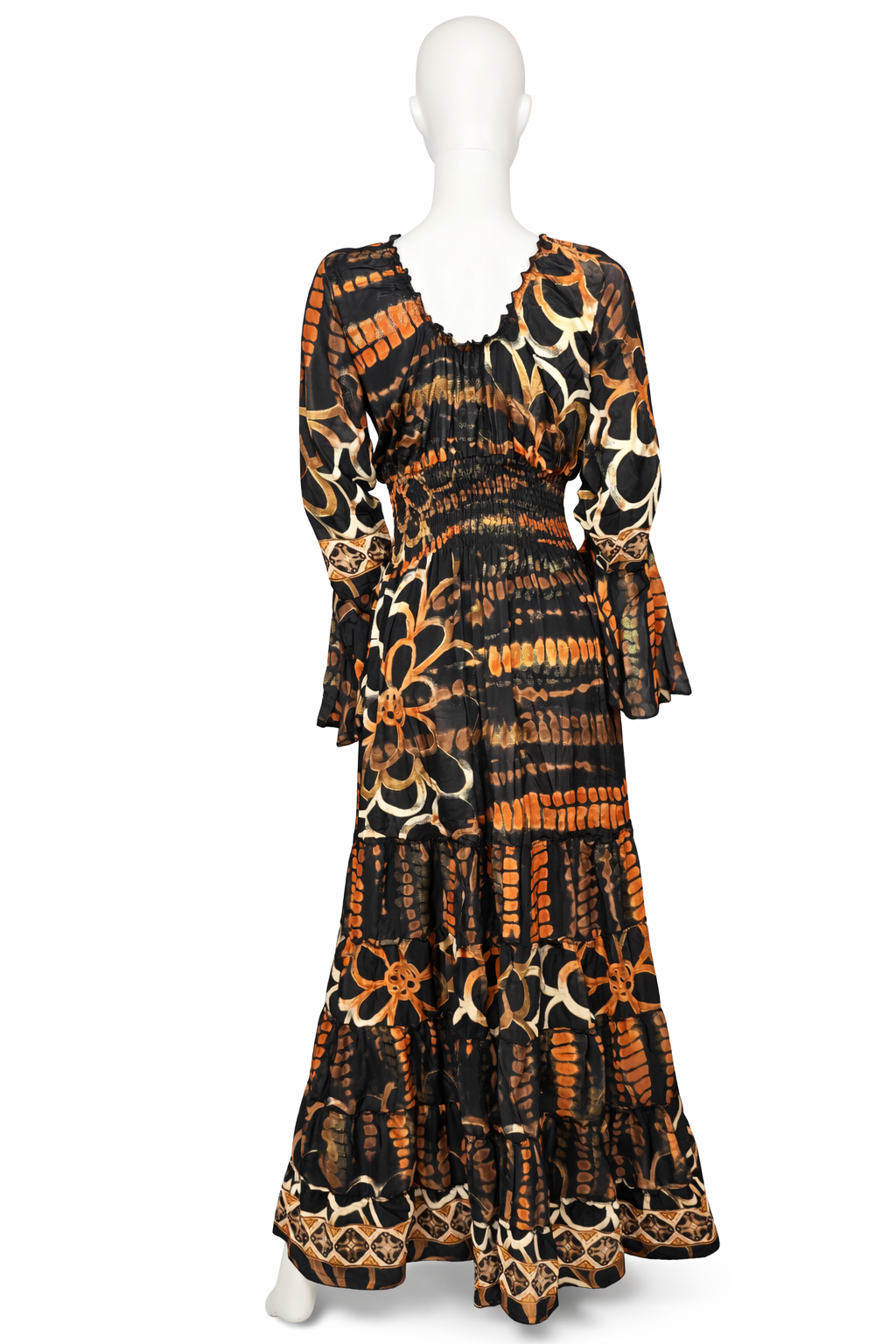 Long Sleeve Boho Maxi Dress