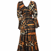 Long Sleeve Boho Maxi Dress