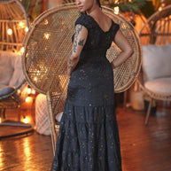 Maxi Gypsy Dress W/Pockets
