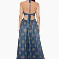 Boho Dress, Halter Cut-Out Maxi Dresses