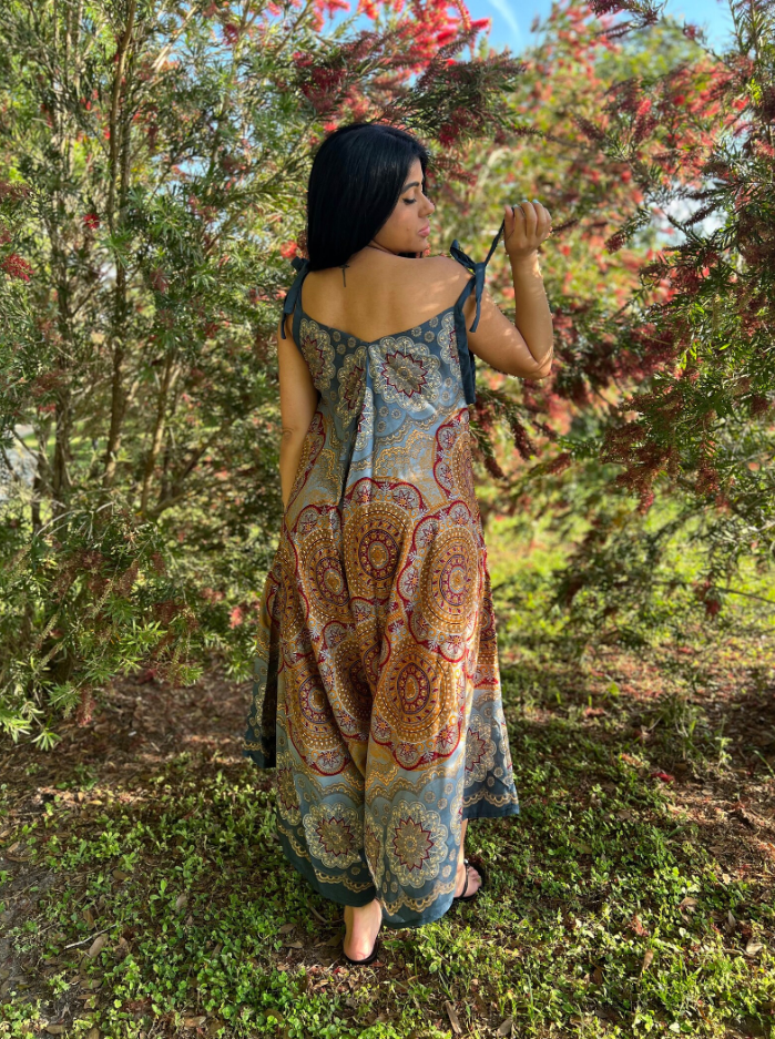 Wide Leg Boho Jumper W/Pockets