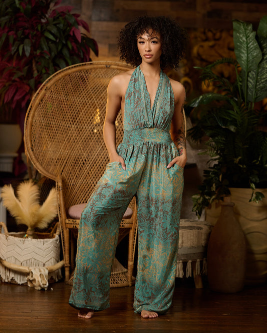 Bohemian Jumpsuit With Pockets