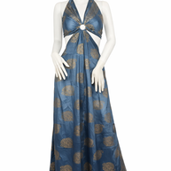 Boho Dress, Halter Cut-Out Maxi Dresses