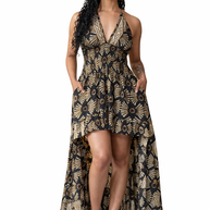 High Low Boho Dress