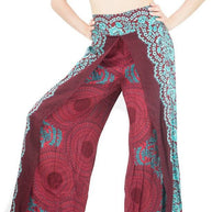 WRAP AROUND PANTS - Women Yoga Pants - Hippie Pants Women - Bohemian Trousers - Boho Pants - Women Pattern Pants