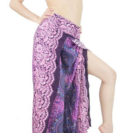 Wrap pants Boho beach pants hippie pants Vacation Open Leg Pants Bohemian wrap around pants with elastic in the back