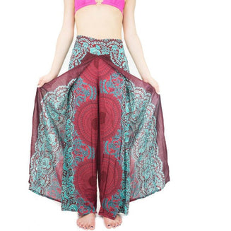 WRAP AROUND PANTS - Women Yoga Pants - Hippie Pants Women - Bohemian Trousers - Boho Pants - Women Pattern Pants
