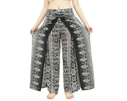 Wrap pants|Women Clothing|Thai Pants|Harem Pants|Comfy Pants|Yoga Pants|Bohemian Clothing|slit pants|beach pants|Open leg pants|Hippie pants