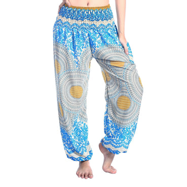 Wide leg Pants/Hippy Pants/Beach Bohemian Pants/Women's Thai Harem Pants/Yoga Harem Pants/Gypsy Pants/High Waist pants/Hippie Pants