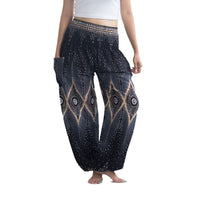 Women harem pants,Yoga boho pants,Hippie boho pants,Tribal harem trousers,Thai harem pants,Peacock harem pants,Yoga pants women