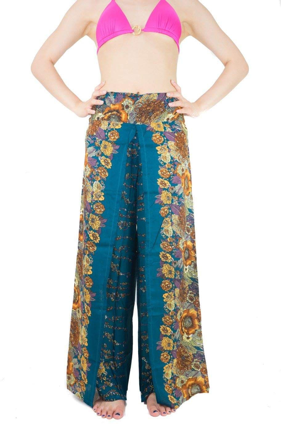 Wrap pants women,Wrap pants,Boho pants,Beach pants,hippie pants, vacation pants,Open Leg Pants,Free Shipping