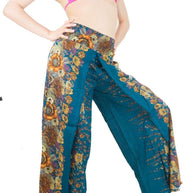 Wrap pants women,Wrap pants,Boho pants,Beach pants,hippie pants, vacation pants,Open Leg Pants,Free Shipping