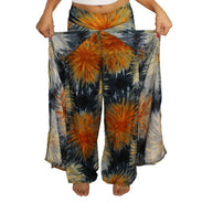 Turquoise Wrap around pants,comfy pants,Beach pants,hippie pants, vacation pants,Open Leg Pants,Free Shipping