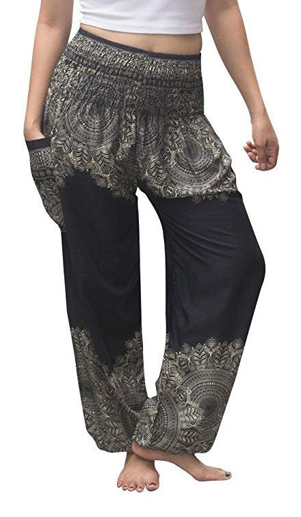 Harem Pants Women Bohemian Pants  Gypsy Pants  Harem Pants Women Hippie Pants Comfy Pants Harem Pants Pockets Free Shipping