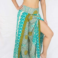 Wrap pants Boho beach pants hippie pants Vacation Open Leg Pants Bohemian wrap around pants