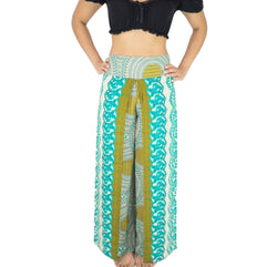 Wrap pants Boho beach pants hippie pants Vacation Open Leg Pants Bohemian wrap around pants