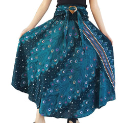 Peacock Boho skirt, Hippie Boho Skirt, Comfy Gypsy Skirt, Festival Skirts, Festival Clothing, Handmade Skirt, Boho Clothing, Hippie Clothing