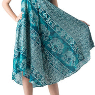 BOHO SKIRT- Elephant Skirt Girl - Long Skirt Woman - Light Weight Skirt - Women Hippie Skirt - Bohemian Skirt - Skirt For Beach