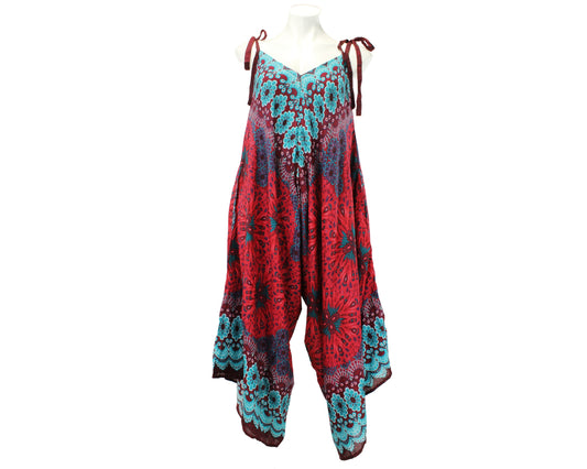 Wide leg jumpsuit,bohemian clothing,boho swimsuit cover up,print jumpsuit,bohemian pants,boho clothing women,harem jumpsuit,maternity pants