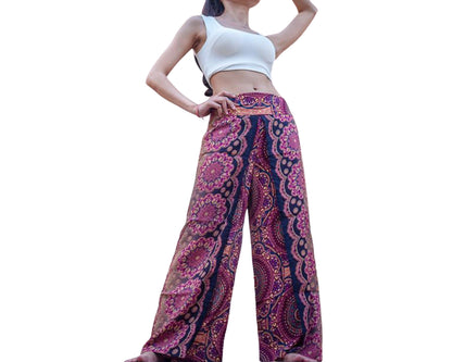 Comfy Pants, flowy open wide leg Womens pants,wide leg pants women,Wrap Around Trousers,Gift for her,Boho Pants