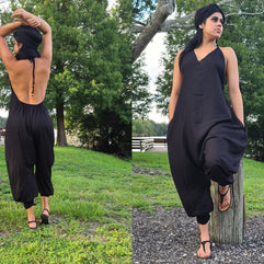 Boho Romper size S/M, Bohemian clothing, Jumpsuit, Festival romper, boho clothing, Hippie romper, Comfy pants