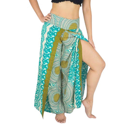Wrap pants Boho beach pants hippie pants Vacation Open Leg Pants Bohemian wrap around pants