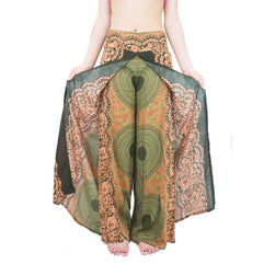 Boho Wrap pants ,Beach bohemian pants,vacation pants,Open Leg comfy Pants, wrap around pants, travel pants