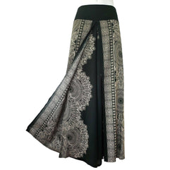 Wrap Pants  music festival pants Yoga Pants Comfy Pants Boho Pants Bohemian Wrap Pants bohemian wide pants thai harem pants Color Green