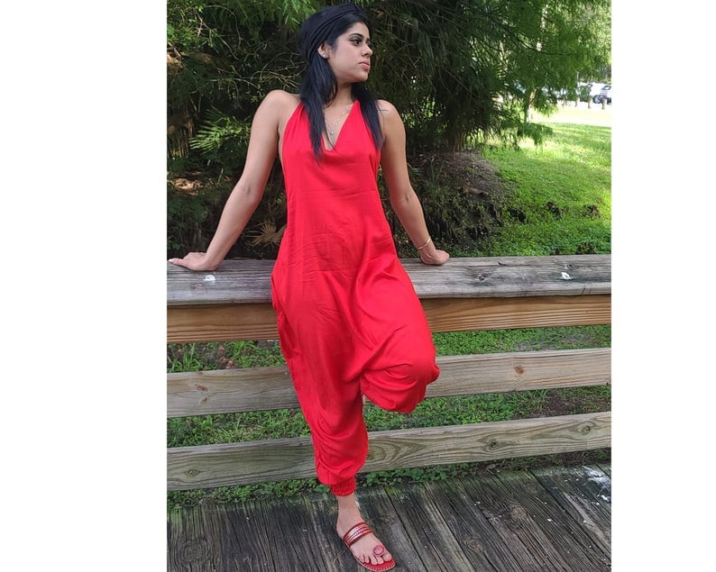 Boho Romper size S/M, Bohemian clothing,Jumpsuit,Festival romper,boho clothing,Hippie romper, Comfy pants, Free Shipping