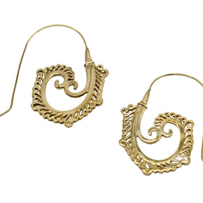 Pure Brass Boho Earrings/Tribal Earrings/Gypsy Earrings/Brass Jewelry/Earrings For Women/Bohemian Style Earrings/Boho Brass Earrings