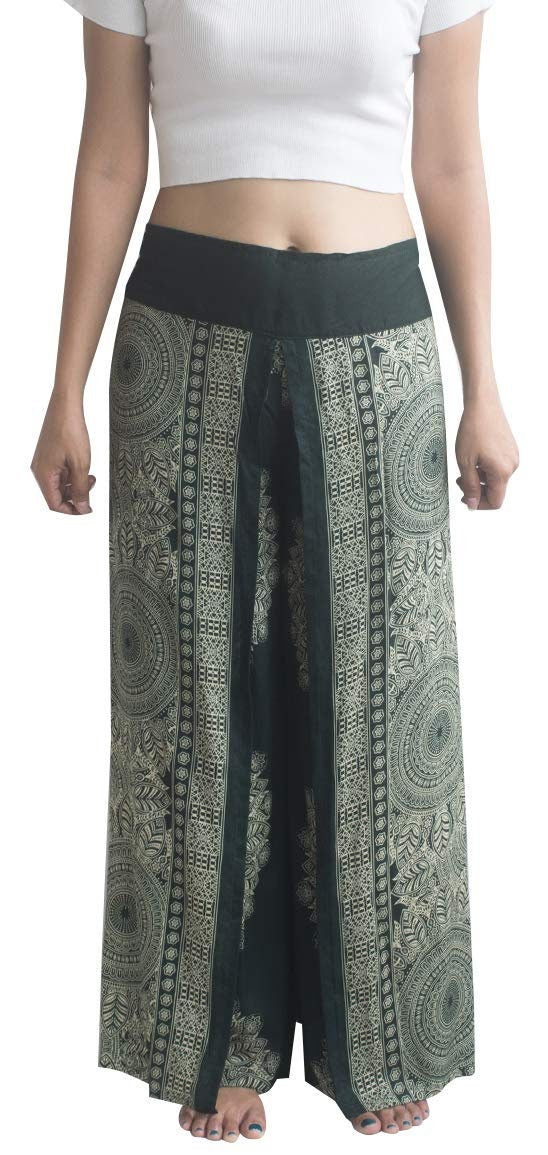 Green Wrap pants,Boho Beach pants,hippie vacation pants,Open Leg Pants,bohemian wrap around pants,boho open pants,Travel Comfy Pants,