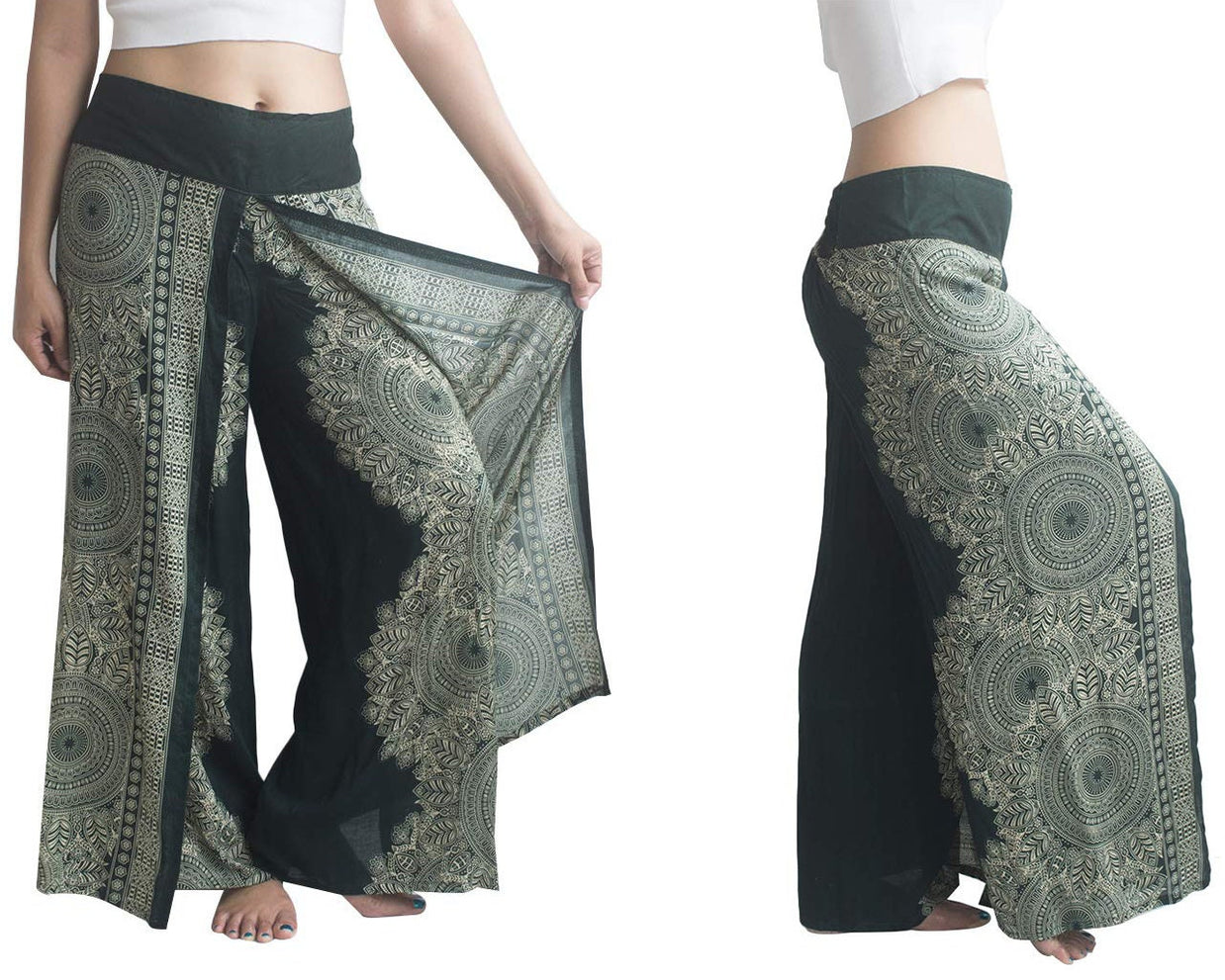 Green Wrap pants,Boho Beach pants,hippie vacation pants,Open Leg Pants,bohemian wrap around pants,boho open pants,Travel Comfy Pants,