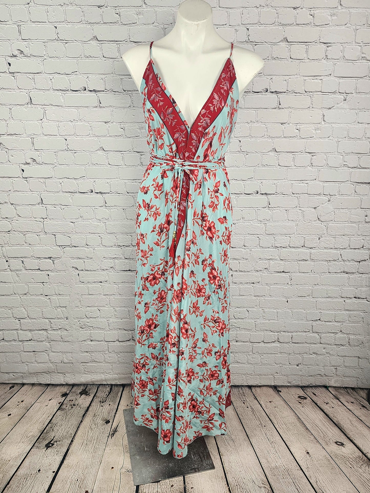 Maxi Silk Dress/Casual Bohemian Halter dress/Beach Dress/boho dress/ Goddess Dress/ Godess Maxi Dress /Maxi Bohemian Dress/ Open Back Dress/