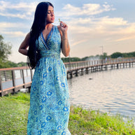 Bohemian Dress W/Pockets