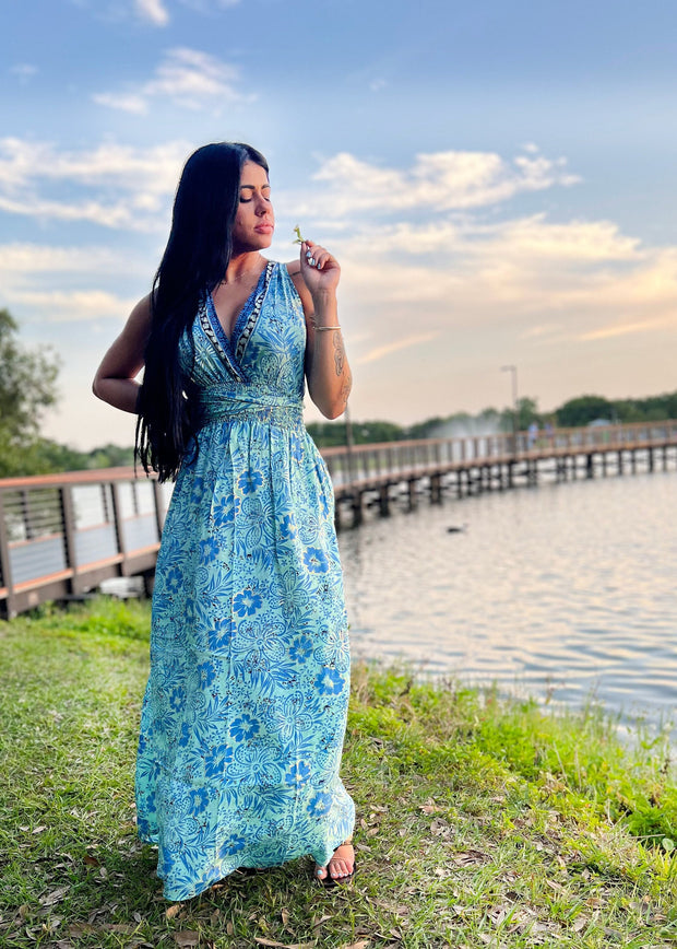 Bohemian Dress W/Pockets