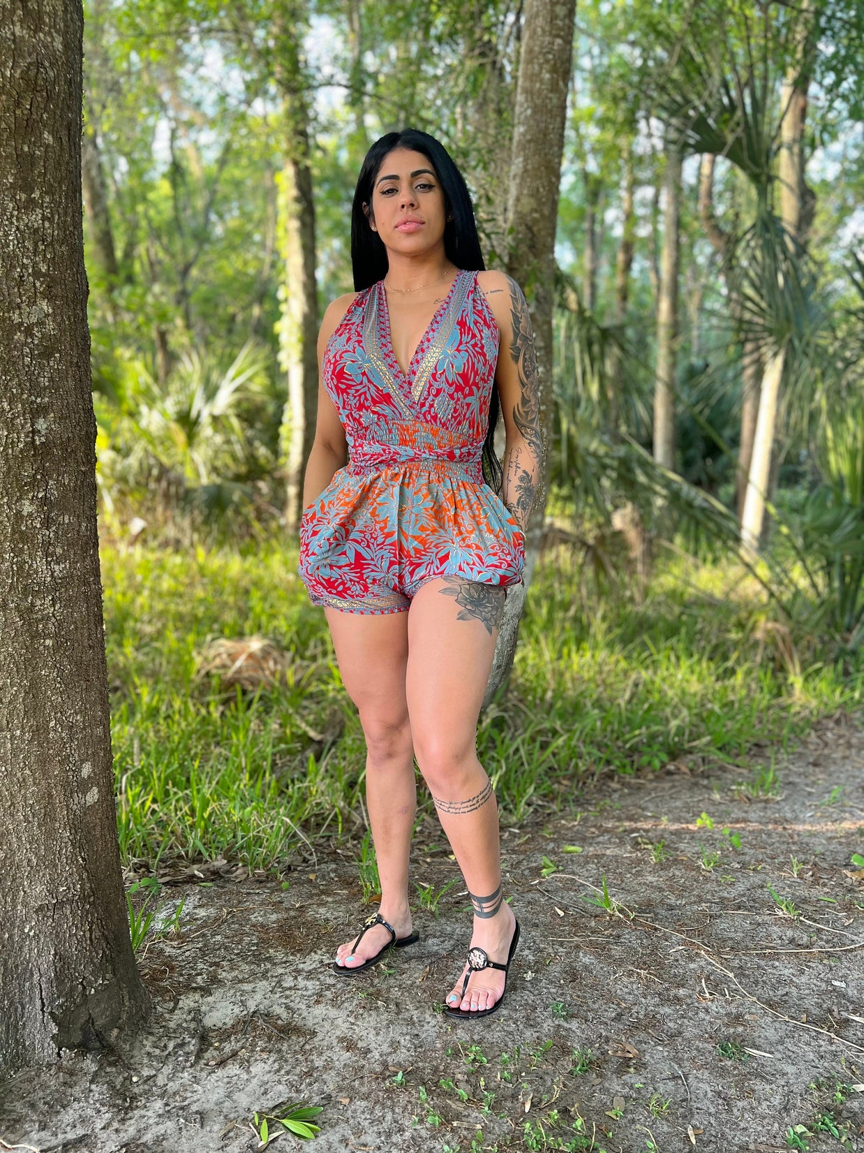 Bohemian Romper, Summer outfit, Festival clothing