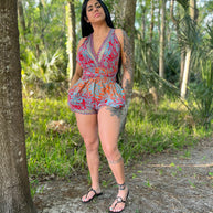 Bohemian Romper, Summer outfit, Festival clothing