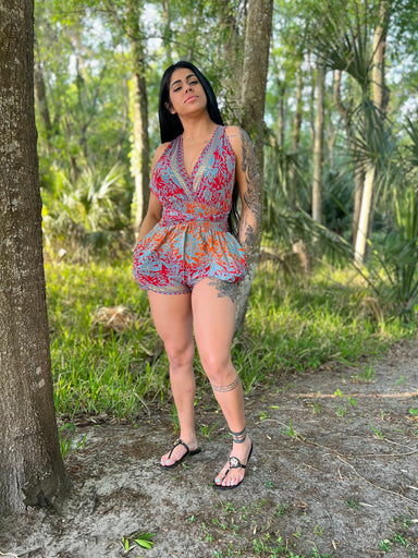 Bohemian Romper, Summer outfit, Festival clothing