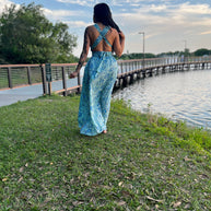 Bohemian Dress W/Pockets
