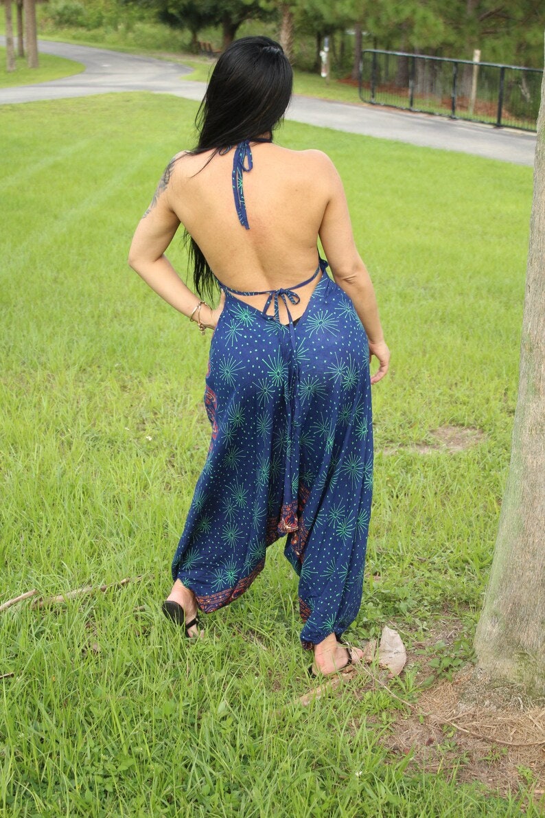 Jumpsuit woman, Hippie, Boho clothing woman, Harem jumpsuit, Woman boho clothing, Jumpsuit woman, Boho festival pants, Gift for her