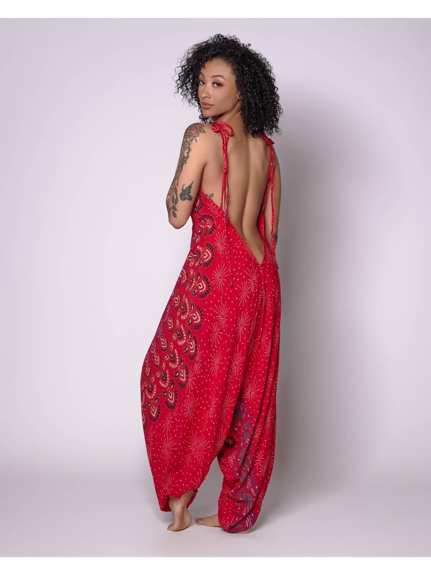 Hippie Clothes Harem Pants Boho Dress Jumpsuit Women Music Festival Pants Pants For Yoga Romper Women Festival Romper Yoga Jumpsuit