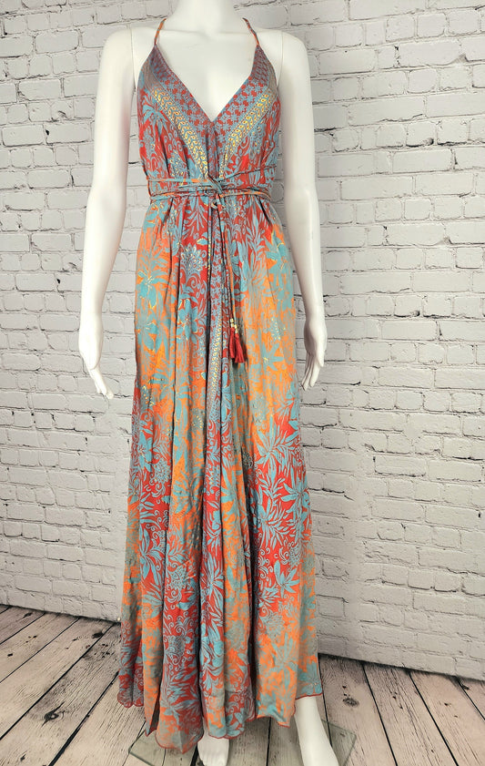 Long summer dress, boho dress, Gypsy Maxi dress