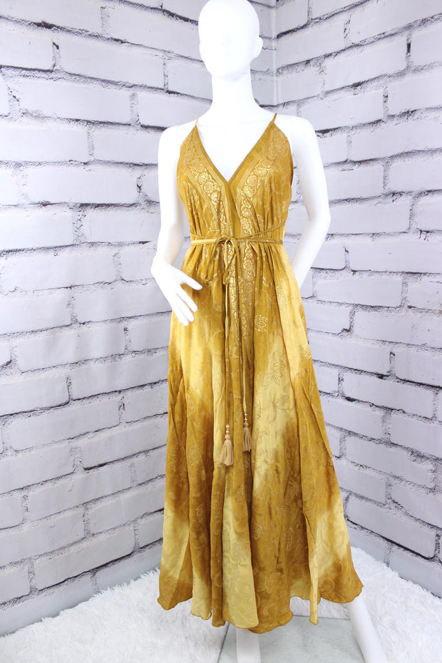 Maxi Boho Dress/Casual Bohemian Halter dress/Beach Dress/boho dress/ Goddess Dress/ Godess Maxi Dress /Bohemian Dress/ Open Back Dress/
