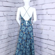 Gypsy Dress/Casual Bohemian Halter dress/Beach Dress/boho dress/ Goddess Dress/ Godess Maxi Dress /Maxi Bohemian Dress/ Open Back Dress/