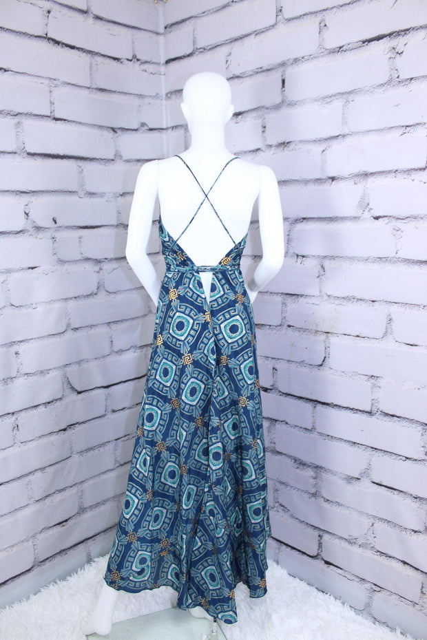 Gypsy Dress/Casual Bohemian Halter dress/Beach Dress/boho dress/ Goddess Dress/ Godess Maxi Dress /Maxi Bohemian Dress/ Open Back Dress/