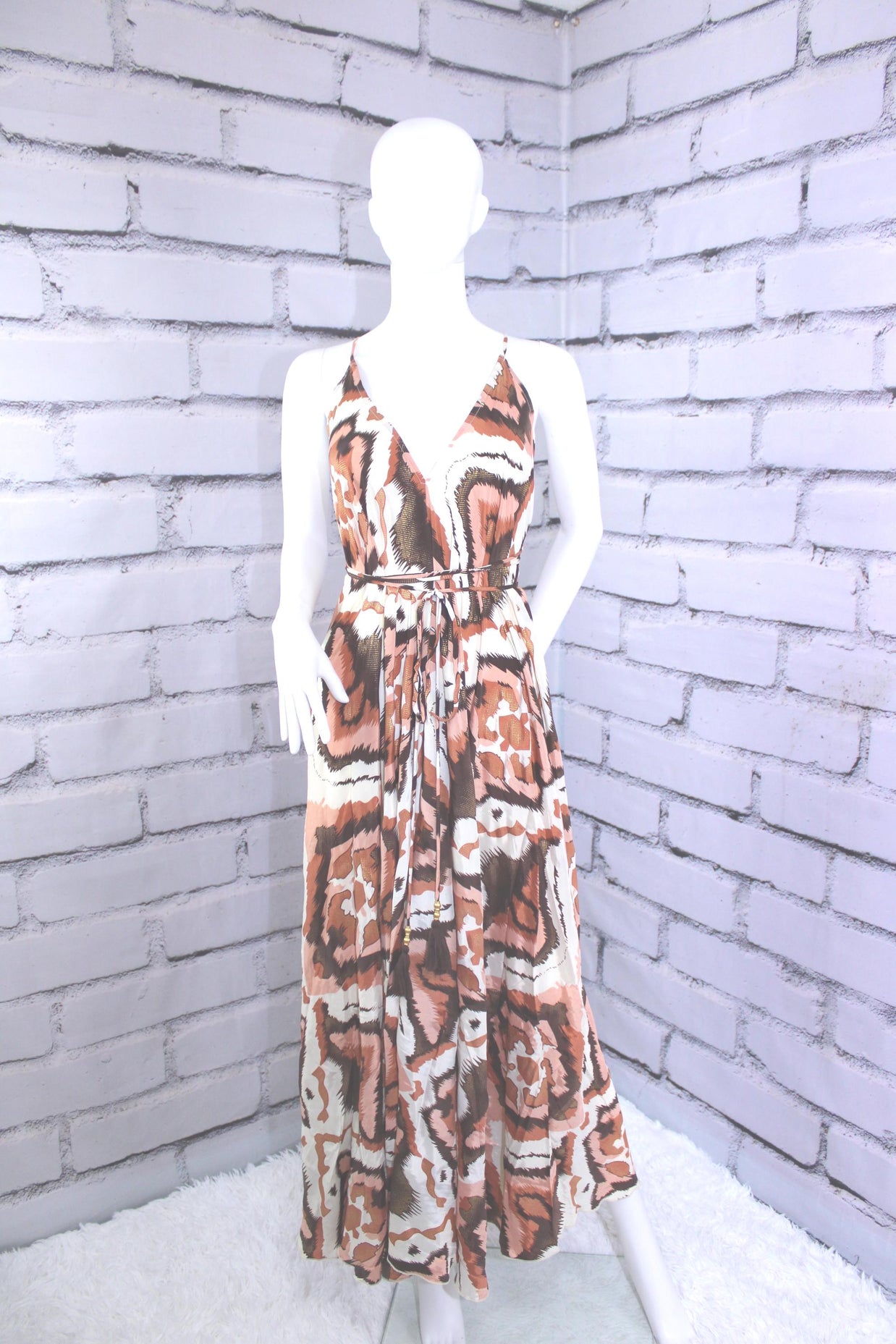 Boho Dress, Bohemian Low Back Casual Maxi Dress, Long Flowy Versatile Dress, Summer Party Festival Clothes, Gypsy  dress