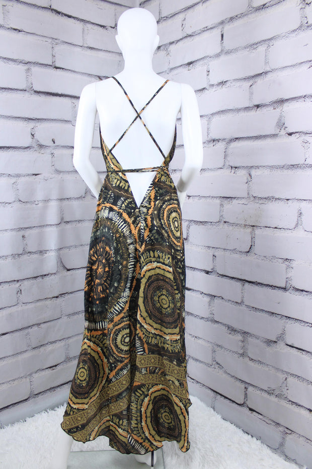 Bohemian Long Dress/Casual Bohemian Halter dress/Beach Dress/boho dress/ Goddess Dress/ Godess Maxi Dress /Maxi Bohemian Dress/